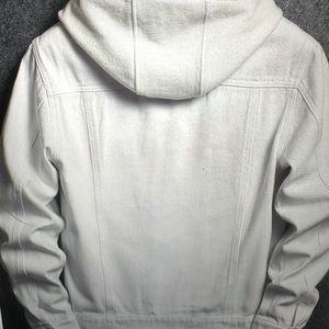 NWT white denim jacket